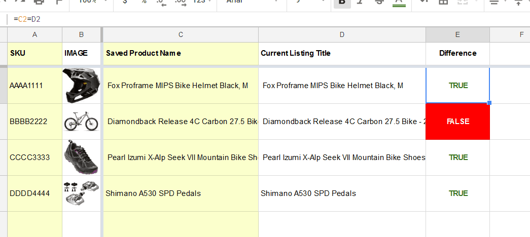 basic spreadsheet to detect hijackers