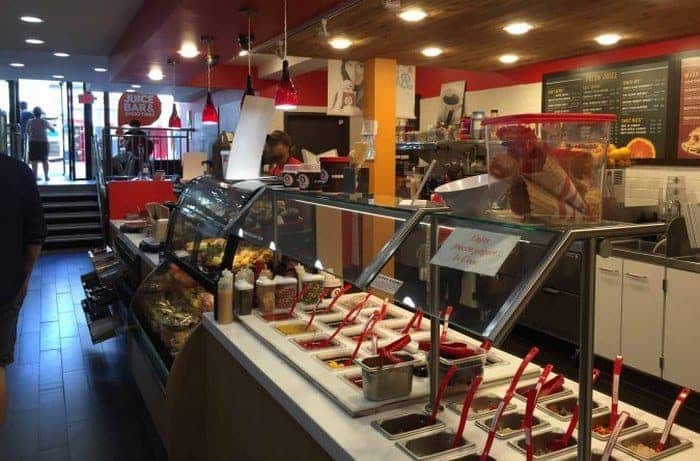 A red mango store